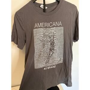 Americana At Brand Los Angeles Black Instagram T-Shirt Medium